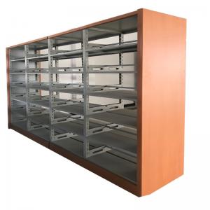 China Knock Down H2000mm Steel Book Rack For Library Office Furniture on sale