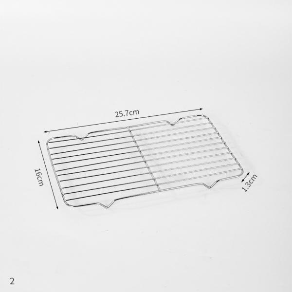Long - Lasting Mesh Stainless Steel Baking Rack For BBQ Bakery Barbecue Net Pan Tray