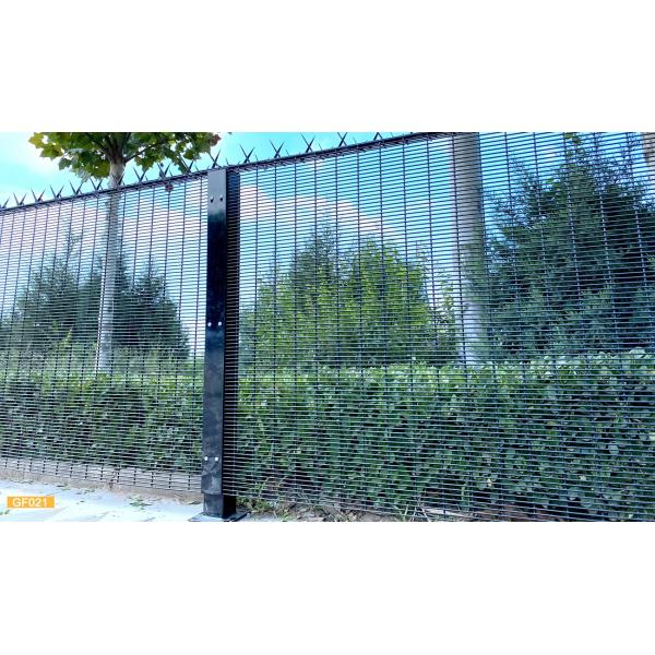 High Security 4.0mm Galvanized Anti Climb Fence 358 Welded Wire Mesh