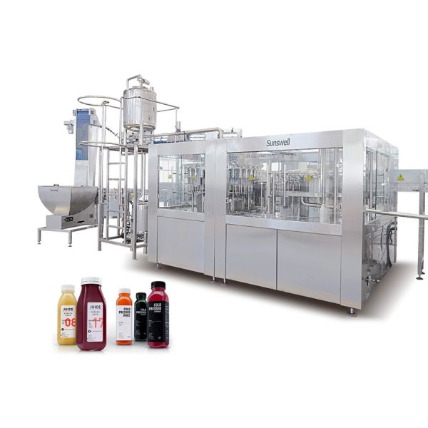 Advanced Automated Hot Filling System for Premium Juice Bottling