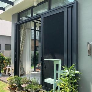Buy cheap Villa Garden Security Sliding Screen Door With Aluminum Frame Stainless Steel Screen product
