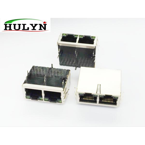 RJ45 Jack With Transformer and LEDs,RJ45-1X2 TAB-UP Fast