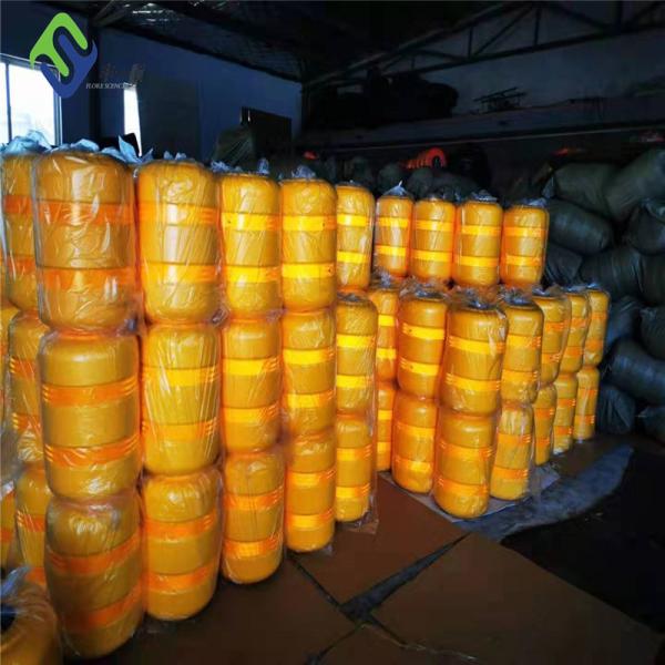 Traffic Safety EVA Buckets Rolling Guardrail PU And PVC Roller Barrier For Highway