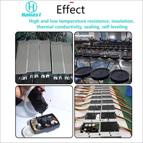 Heat Curing Silicone Epoxy Potting Compound Material For Encapsulation Connectors 2 Component Epoxt Potting Material Customization Acceptable