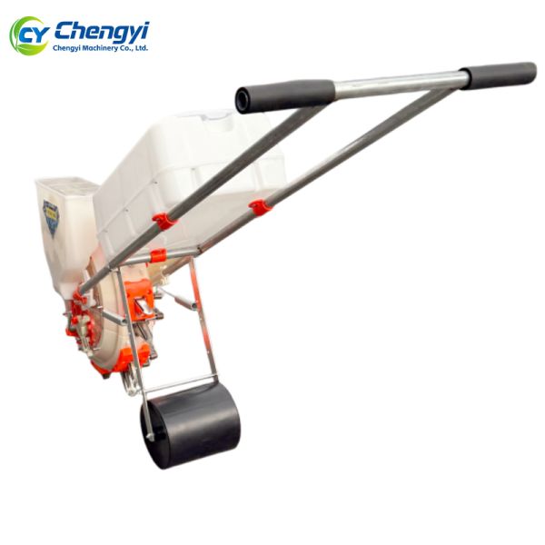 Manual Seeder Machine With Fertilizing Precision Row Dropper Efficient Hand Push Farm Tool