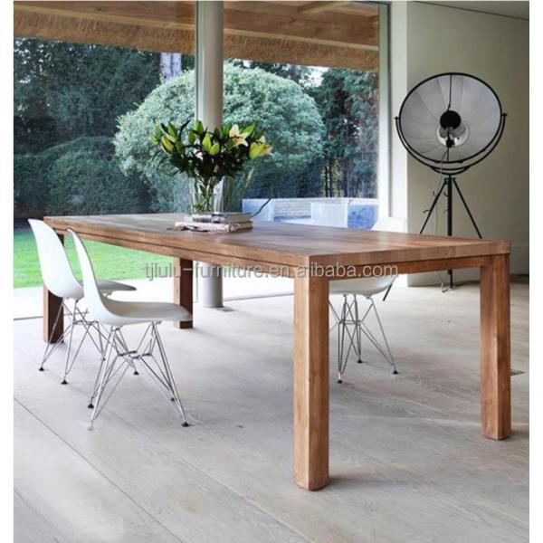 Wooden Dining Table with Modern Design and Eco-friendly Materials