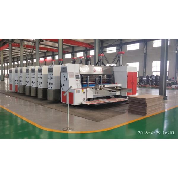 Efficient Cardboard Box Printing Machine Easy Operation L5500*W4500*H2500mm