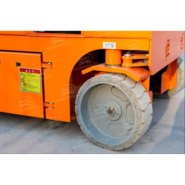 Electric Battery Power Scissor Lift Self - propelled Mobile Battery Aerial Lift