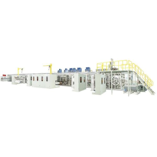 Web Guiding System 0.6Mpa 380V 50Hz 38*8*4.5m Adult Diaper Making Machine