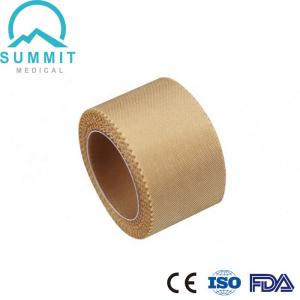 Buy cheap 2.5cmX5m Tan Silk Surgical Adhesive Plaster With Plastic Spool product
