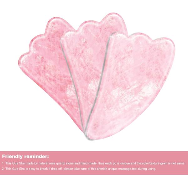 Rose Quartz Natural Jade Scraping Board Jade Stone Facial Gua Sha Board Massage Tools