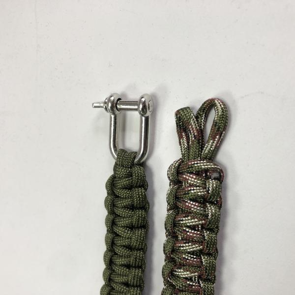 Thin Wrist Flint Starters , Adjustable SOS LED Camping Survival Bracelet