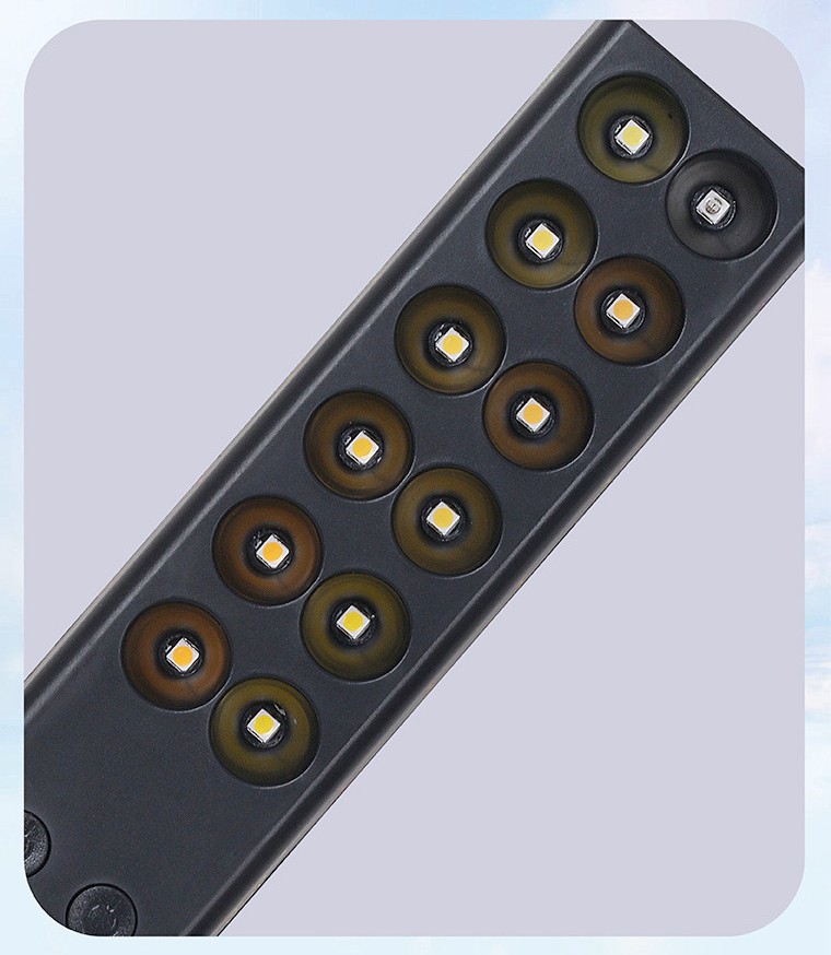 Multifunctional Two-in-one Portable Color Temperature Stick Color Rendering Index Stick 6 Color Temperature Demonstration Tools