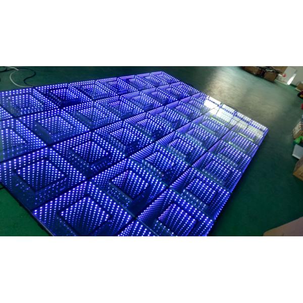 Mirror LED Dance Floor Two Glowing Dancing Floor 50CM by 50CM Floor for Event,Stage,Nightclub Setup