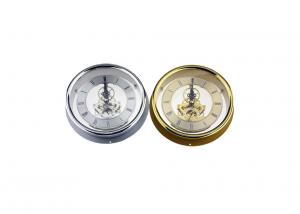 Buy cheap Vintage Stainless Steel Skeleton Clock Movement With Edge Transparent Back Cover product