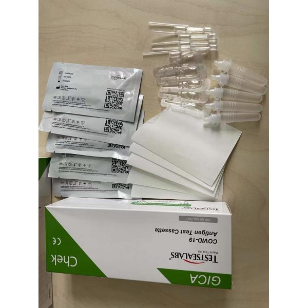 Factory Wholesale Cov-19 Test Kit Antigen Rapid Test Cassette Colloidal gold Siliva Nose Saliva Test