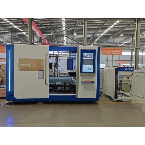 Full Width CNC Fiber Laser Cutting Machine 1000w - 4000w