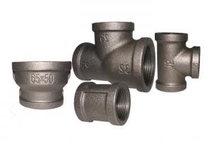Buy cheap Black NPT Malleable Cast Iron Pipe Fittings / Reducing Socket 90 Degree product