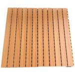 Sound Absorption Grooved Acoustic Panel Conference Room Wooden Wall Panels