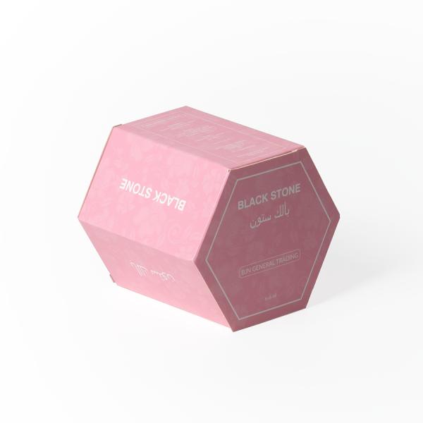 Irregular Hexagon Shape Paper Gift Box Tuck End Eye Catching Packaging Low MOQ