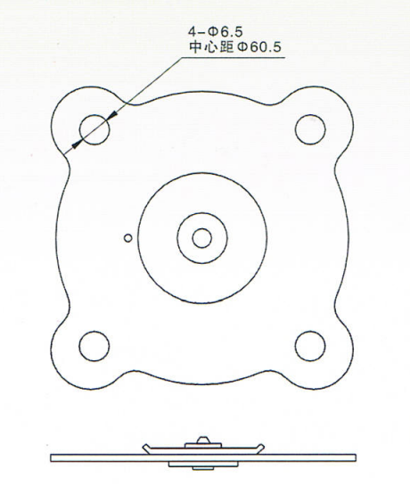 2W200 Series Solenoid Valve Diaphragm Custom Black NBR Working Medium With Water / Oil