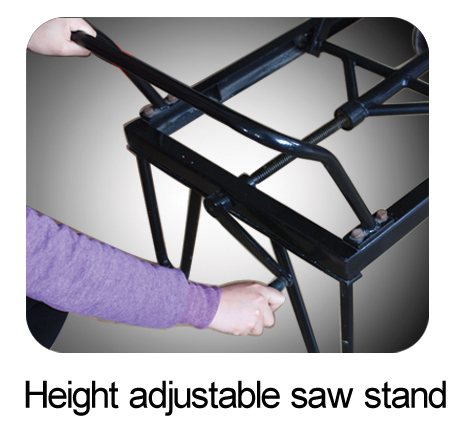 Wet Steel Blade Core Cut Saw With Cast Aluminum Blade Guard Low Noise