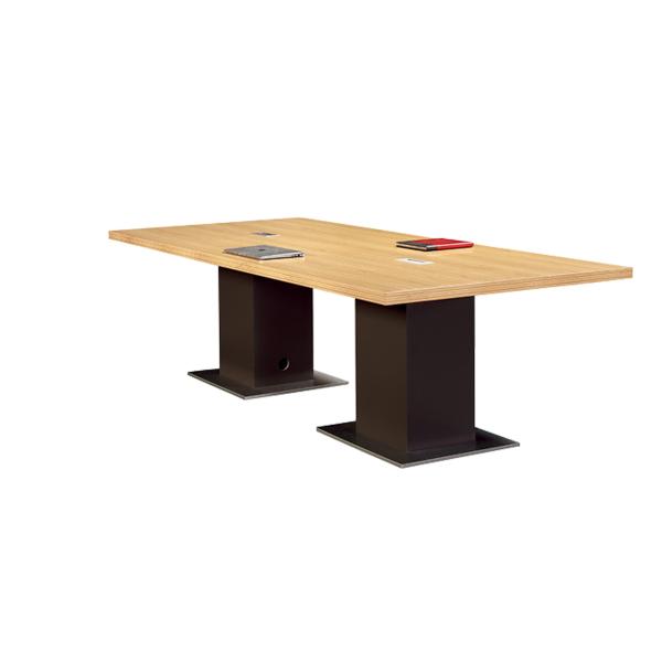 High Durability Melamine Conference Table Water Resistance Knock Down Structure