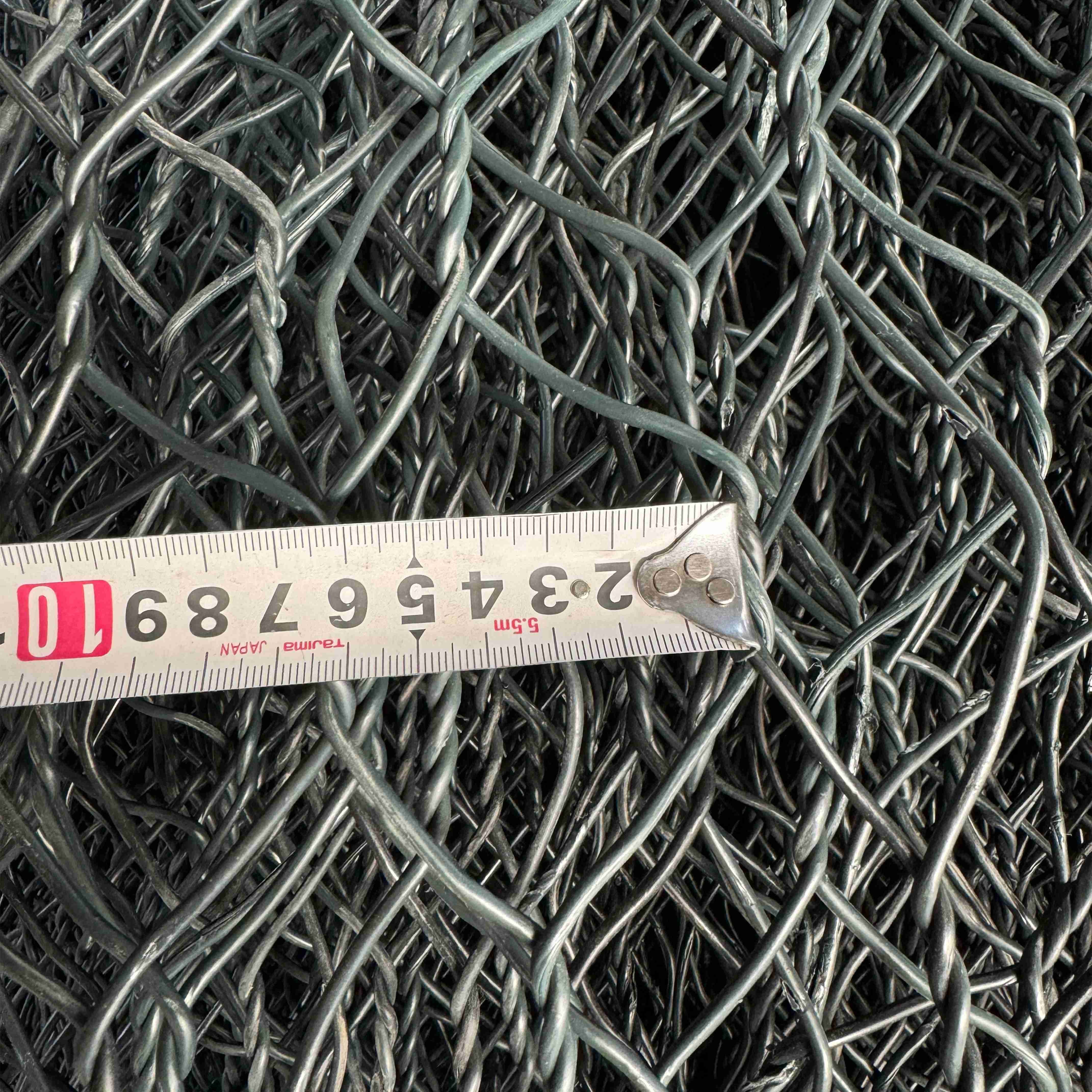 Hexagonal Mesh Gabion Metal Box 2x1x0.5m Stone Cage With 60x80mm And 80x100mm Aperture For Retaining Walls