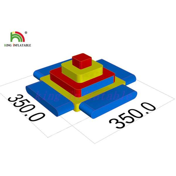 0.9mm PVC Tarpaulin Inflatable Water Parks Durable Floating Water Games Equipment