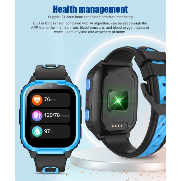 1+16GB 4G Sim Card Kids Smart Watch Android D55 Kids Smartwatch For Boys