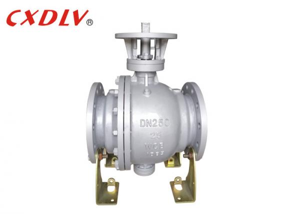 Quality Carbon Steel Trunnion Mounted ball valve stainless steel Natural Oil Gas Firesafe With Flange Ends for sale