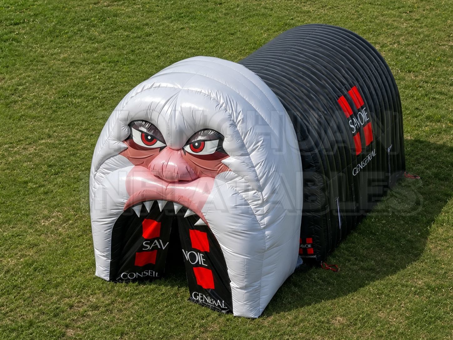 Commercial Inflatable Gorilla Head Tent with Printed Branding for Festivals Exhibitions and Promotional Projects