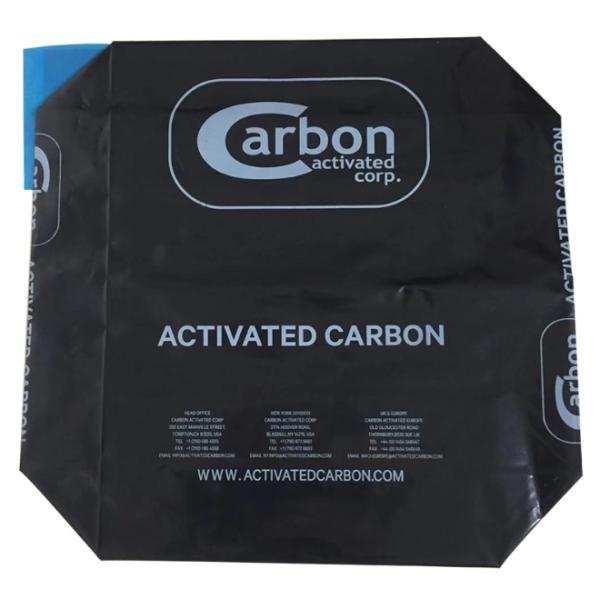 White Customized Valve Bag OEM Withstand Weight And Abrasiveness Of Carbon Black
