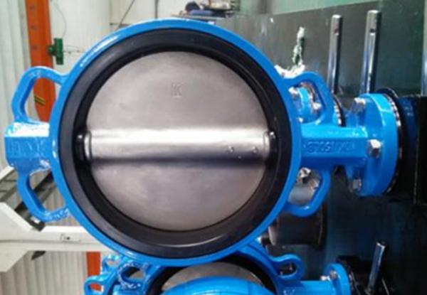 Quality PTFE Lined Centric Butterfly Valve Self Lubricated Shaft Bear ATEX Wafer Type Butterfly Valve for sale
