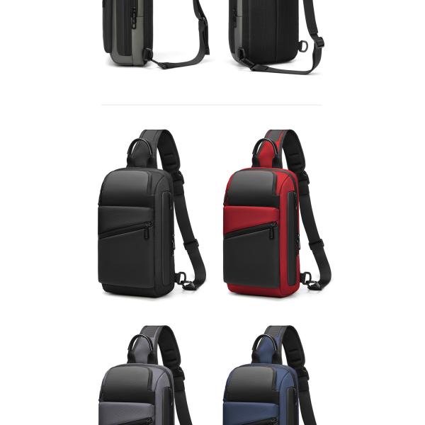 Large Capacity Men'S Shoulder Sling Bag All Seasons Available