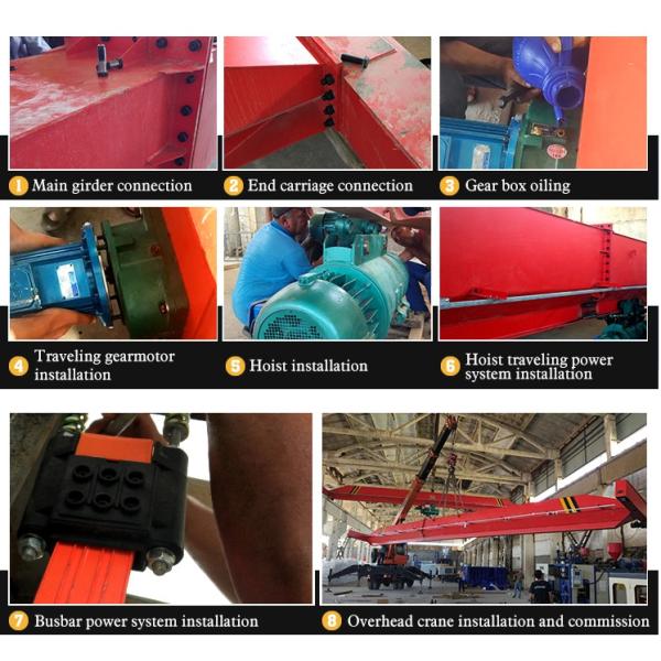 65T Overhead Sg Eot Crane Installation Ergonomically Designed Control