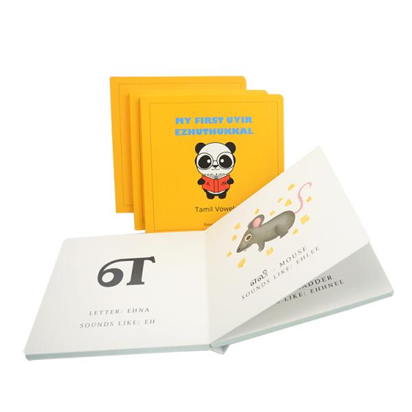 CMYK Photo Board Book Printing , Thick Hardback Book Printing And Binding