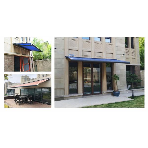 Sun Protection Full Cassette Retractable Awning With Folding Arm Custom Made Colour