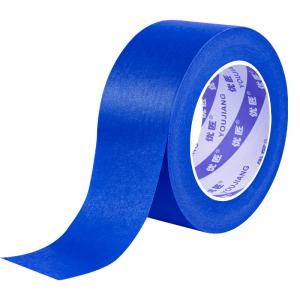 China Moderate Textured Crepe Paper Tape Adhesive 4 Inch Masking Tape on sale