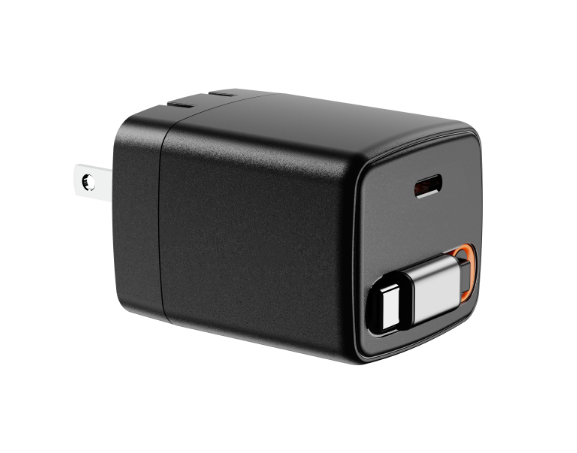 NexCharge 2-in-1 Wired Adapter – USB-A (12W) + USB-C (18W PD) Simultaneous Charging