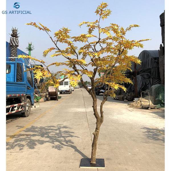 Customized Outdoor Artificial Maple Tree For Shopping Mall Decoration