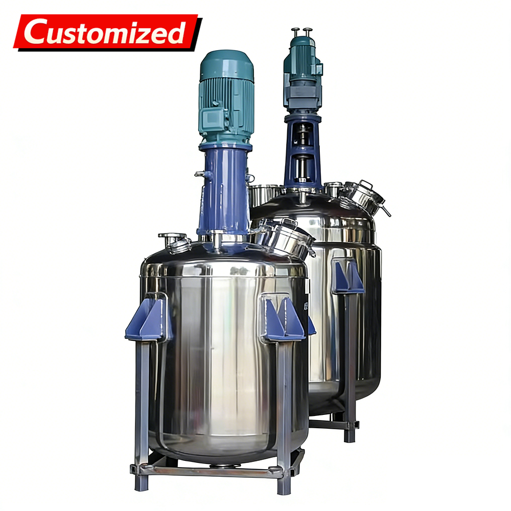 Custom Mixing Reactors 500L–100,000L Stainless Steel Chemical Reaction Vessels Suitable for mixing and dissolving solid-liquid materials in coatings