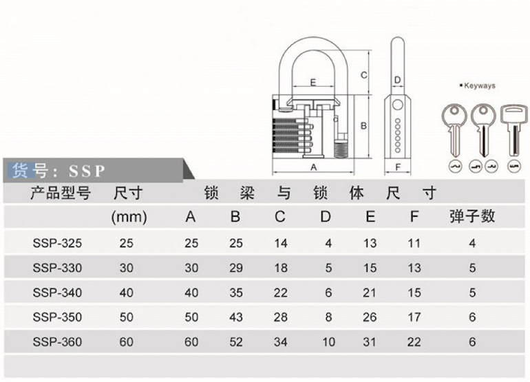 High Precision 304 Stainless Steel Padlock Rust Proof Padlock Customized