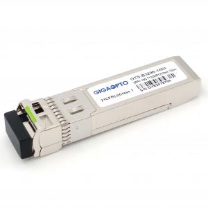Buy cheap 10GBASE-BXD-I SFP+ Optical Transceiver TX1330 RX1270 10km Bidirectional Transceiver SMF DOM Industrial product