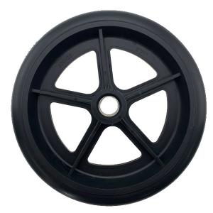 Buy cheap Black 8 Inch PVC Wheelchair Replacement Front Wheels Stroller Pram Scoote product