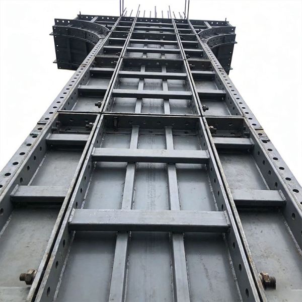 Construction Concrete Column Steel Formwork Custom Adjustable Reusable