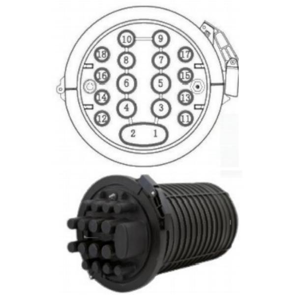 Enhance Your Fiber Optic Network with our 1152 Cores PLC Card Slot Dome Splice Closure