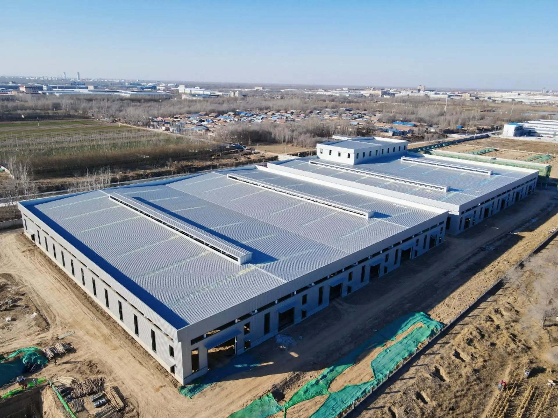 Prefabricated Light Weight Industrial Steel Structure Shed