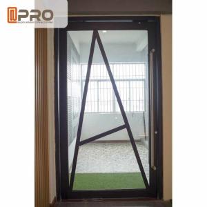Buy cheap Floor Spring Aluminum Pivot Doors For Interior House Customized Size Front pivot Doors pivot Glass door Glass pivot door product