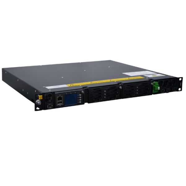 1U Rack Mount Telecom DC Power System with Integrated Distribution and Intelligent Controller